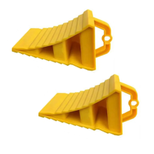 2-pack draagbare wielkeg met handgrepen voor voertuigen, auto's en vrachtwagens, antislip plastic basis, bandensteunpad