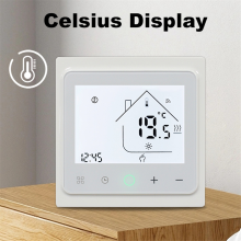16A Tuya Smart WiFi Thermostaat Water Elektrische Warme Vloerverwarming Gasboiler Temperatuurregelaar voor Wit
