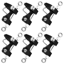 6 stuks Outrigger Release Clips Downrigger met verstelbare spanning Planer Board Fishing Kite