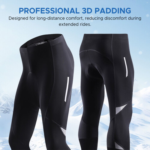 Men's Mountain Bike Pants with Insulation 3D Padding Ventilation 2