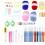 Knitting Kit DIY Blue Chrysanthemum Plastic 7