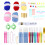 Knitting Kit DIY Blue Chrysanthemum Plastic 10