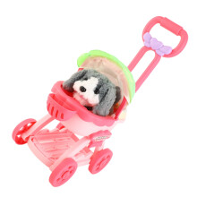 Pet Doll Stroller Toy for Kids, Large Push Cart, Plastic