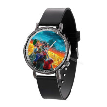 (Mario-14) Super Mario Bros Movie Watch Luigi Wristwatch Leather Printing Watch Cartoon Quartz Electronic Watch Toy Birthday Party Gift New