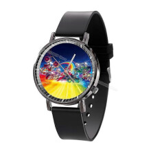 (Mario-12) Super Mario Bros Movie Watch Luigi Wristwatch Leather Printing Watch Cartoon Quartz Electronic Watch Toy Birthday Party Gift New