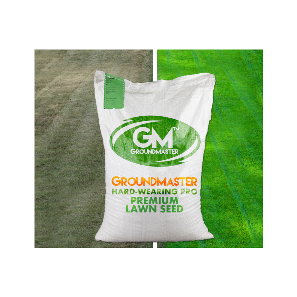 Gardeners Dream (5Kg) Groundmaster Hardwearing Tough Garden Premium Back Lawn Grass Seed Various Sizes