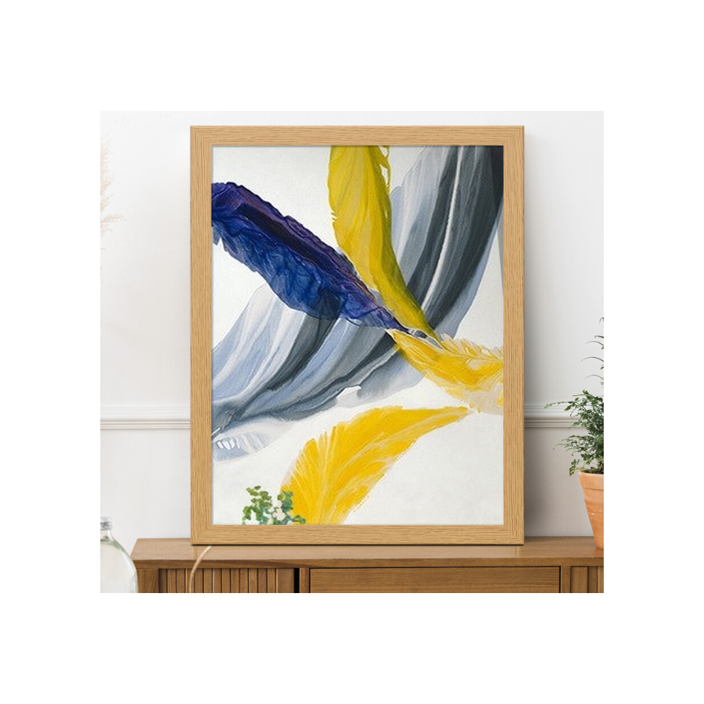 (24x16 Inch) Oak Picture Frame / Wall Art Frames / Flat Wooden Effect Poster Frame / Photo Print Frame-image-OPC-P8W9FYY-NEW