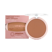Mineral Fusion Makeup Pressed Powder Foundation Deep 4 0.32 oz