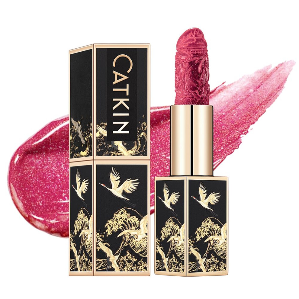 Catkin Moist Lipstick Hydrating High Impact Color Infused with Vitamin E and Avocado Oil Smooth Soft Texture Long Lasting Glow Finish 170-image-OPC-PFYRN68-NEW
