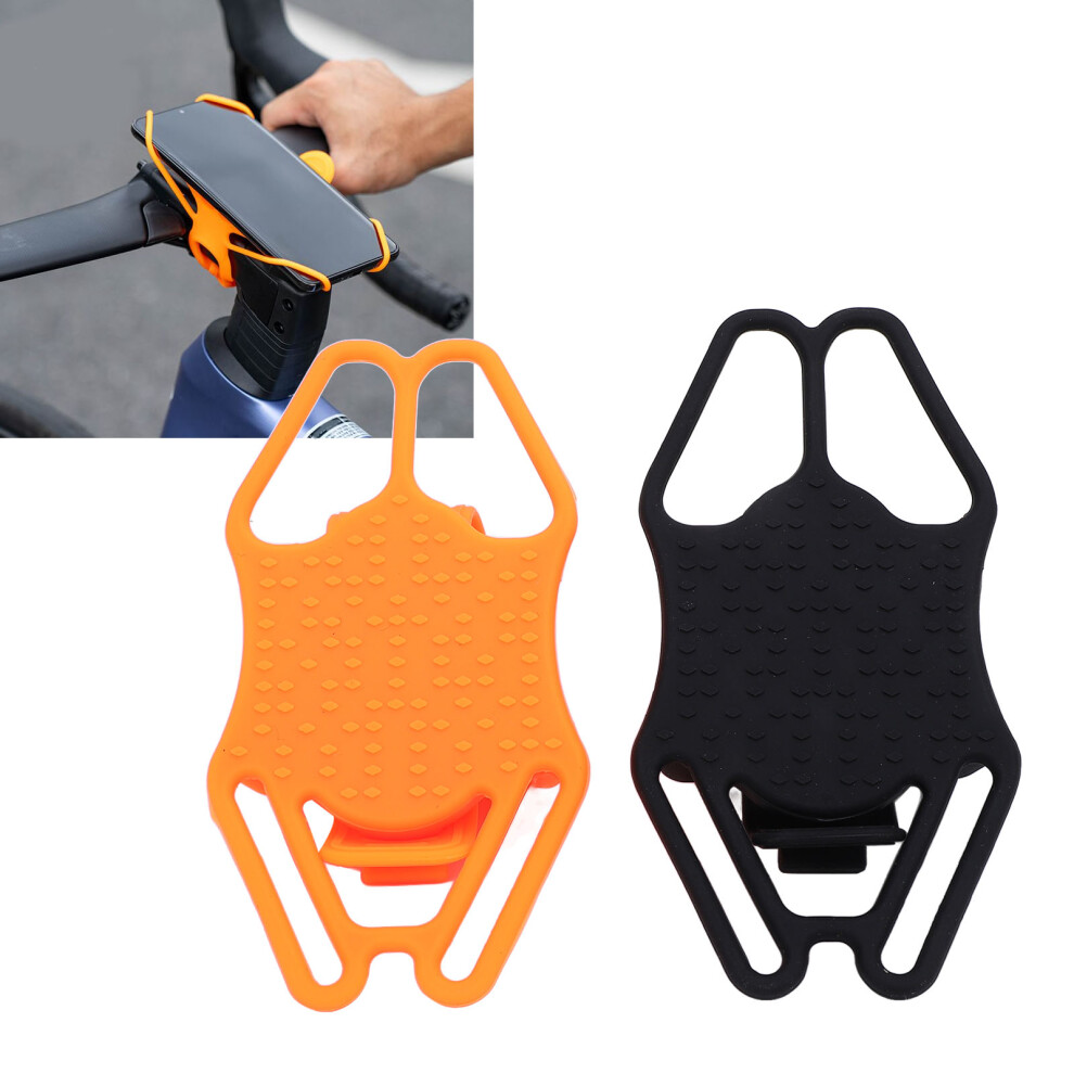 Silicone Bike Phone Holder For 4.7-7.2 Inch Cell Phones, 2Pcs 9441331122718