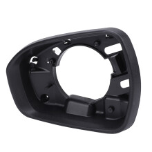Door Rear View Mirror Frame Surround Trim ABS Black Door Side Wing Mirror Frame for Mondeo 2013 to 2019 Left
