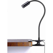 Clip On Light, Dimmable Aluminum Reading Lamp, Eye Protection Book Clamp Lamp, Clip On Lamp compatible Desk Bedside Bed Headboard Or Deep Focus, Flexi