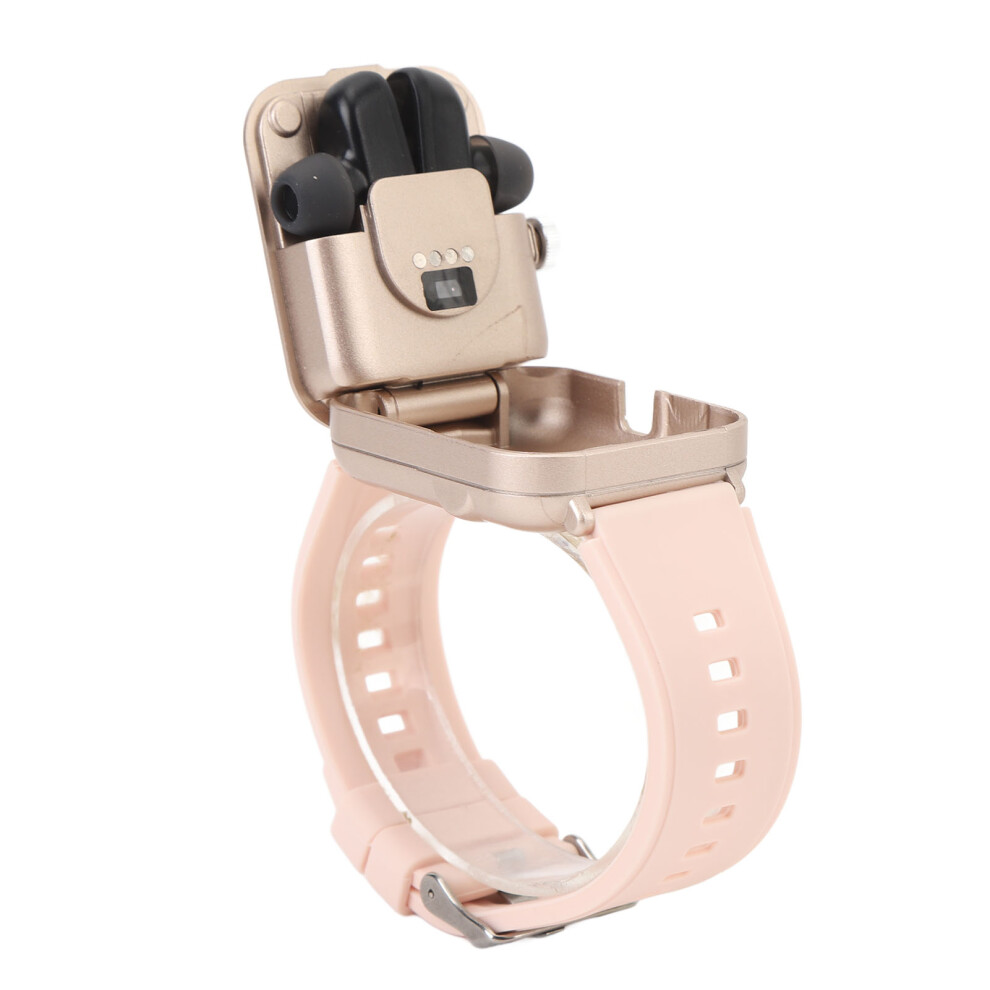 Smartwatch With Earbuds, 1.85" 240X284 Hd, 280Mah, Ip67, Bluetooth 5.2, Gold 8461331124858