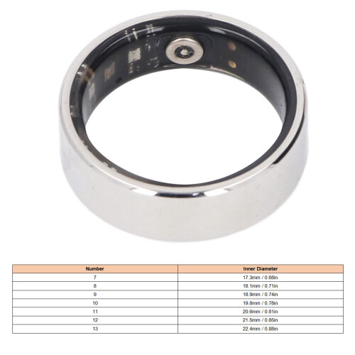 Wearable Smart Ring Health Tracker IP68 Water Resistant 20.6mm 1