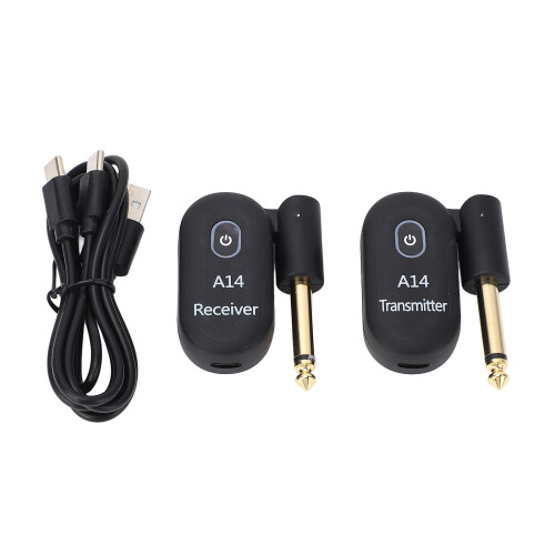 A14 2.4GHz Wireless Guitar System 100ft 6.35mm 1