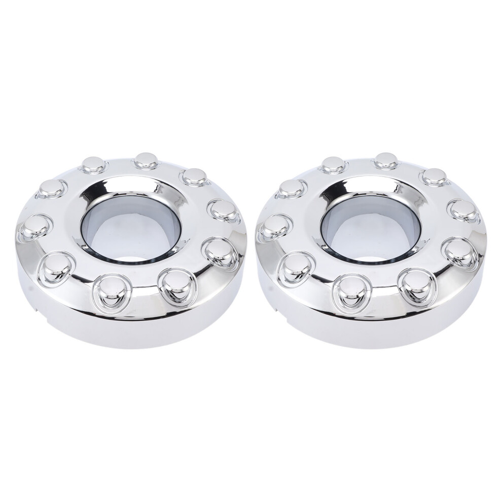 Pair Of 19.5In Wheel Hub Center Cap 10 Lug 9121376006739