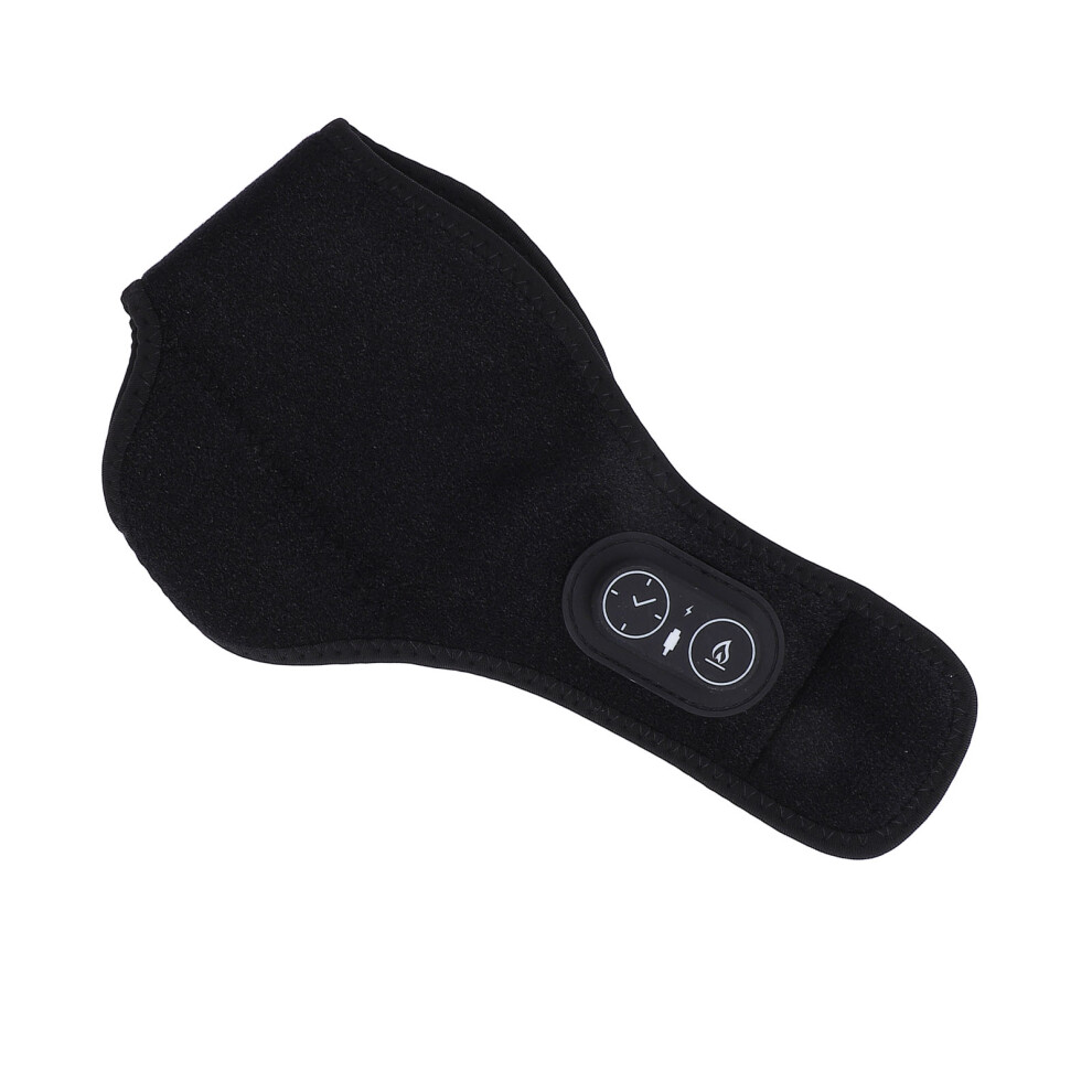 Portable Foot Warmer Ankle Wrap with Battery 3 Heat Settings Black