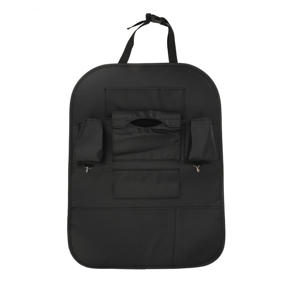 Backrest Organizer Bag 47X63.5cm Pu Leather Black 9121376007156