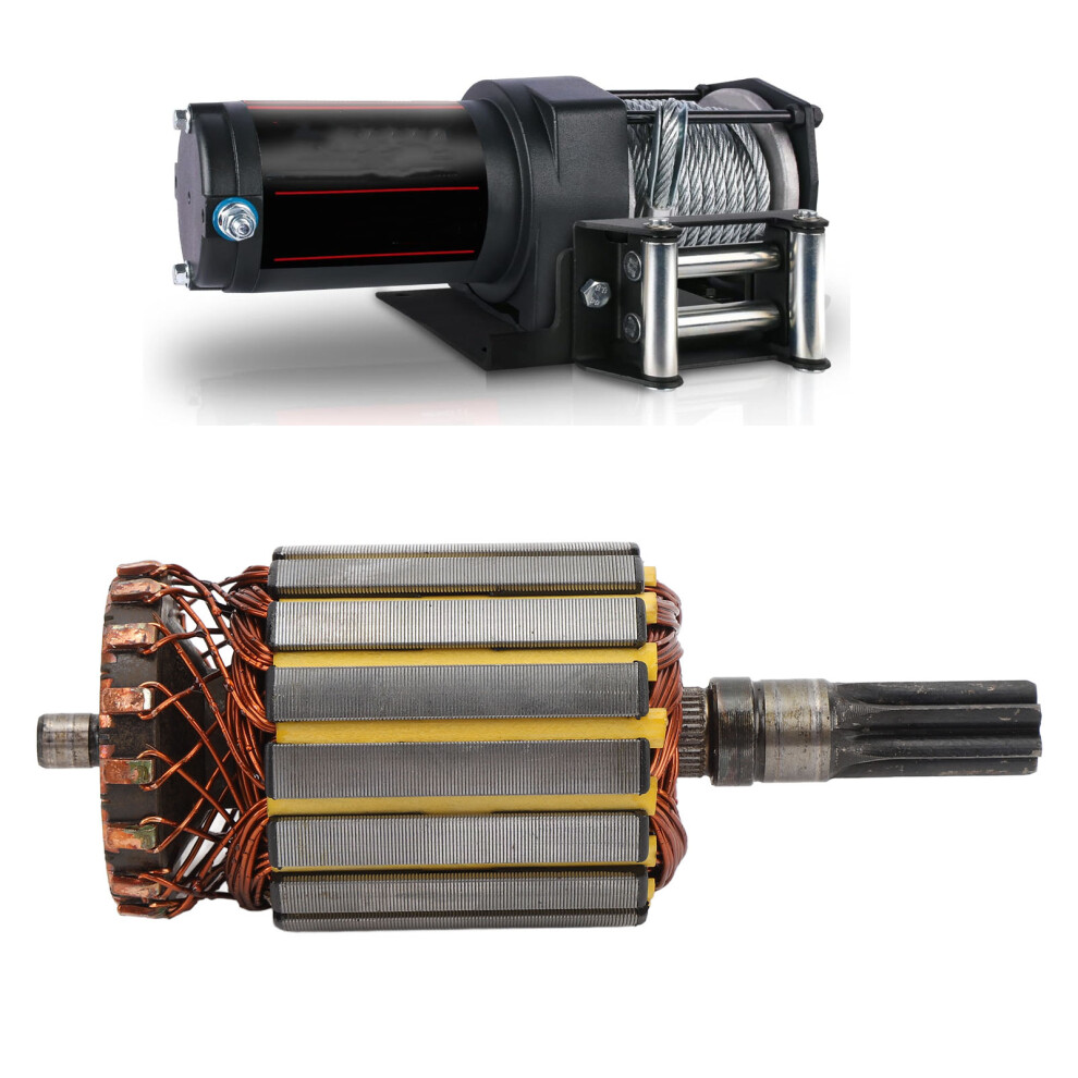 Easy Install Durable Dc12v Motor Rotor For 3000Lb 4X4 Atv Winch 4691331134258