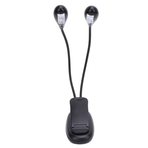 Clip-On Music Stand Light: 2 Brightness Modes USB Powered