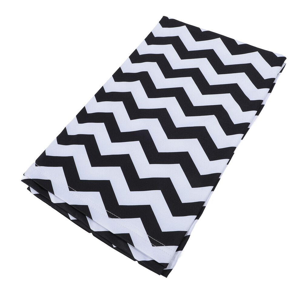 Baby Car Seat Canopy Cover Black Stripe, Full Coverage, Breastfeeding & Shopping Cart Cover