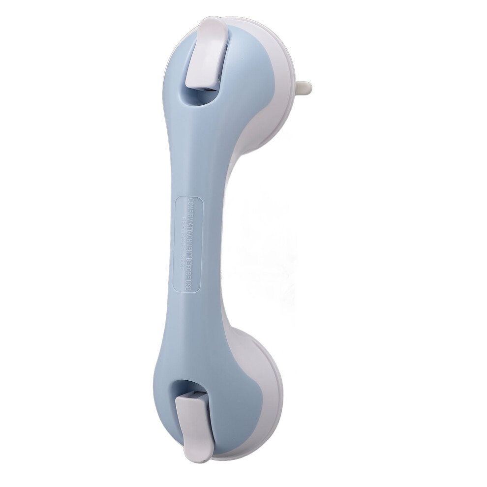 Blue Secure Suction Shower Grab Bar 31Cm Elderly Handicap Safety Handrail