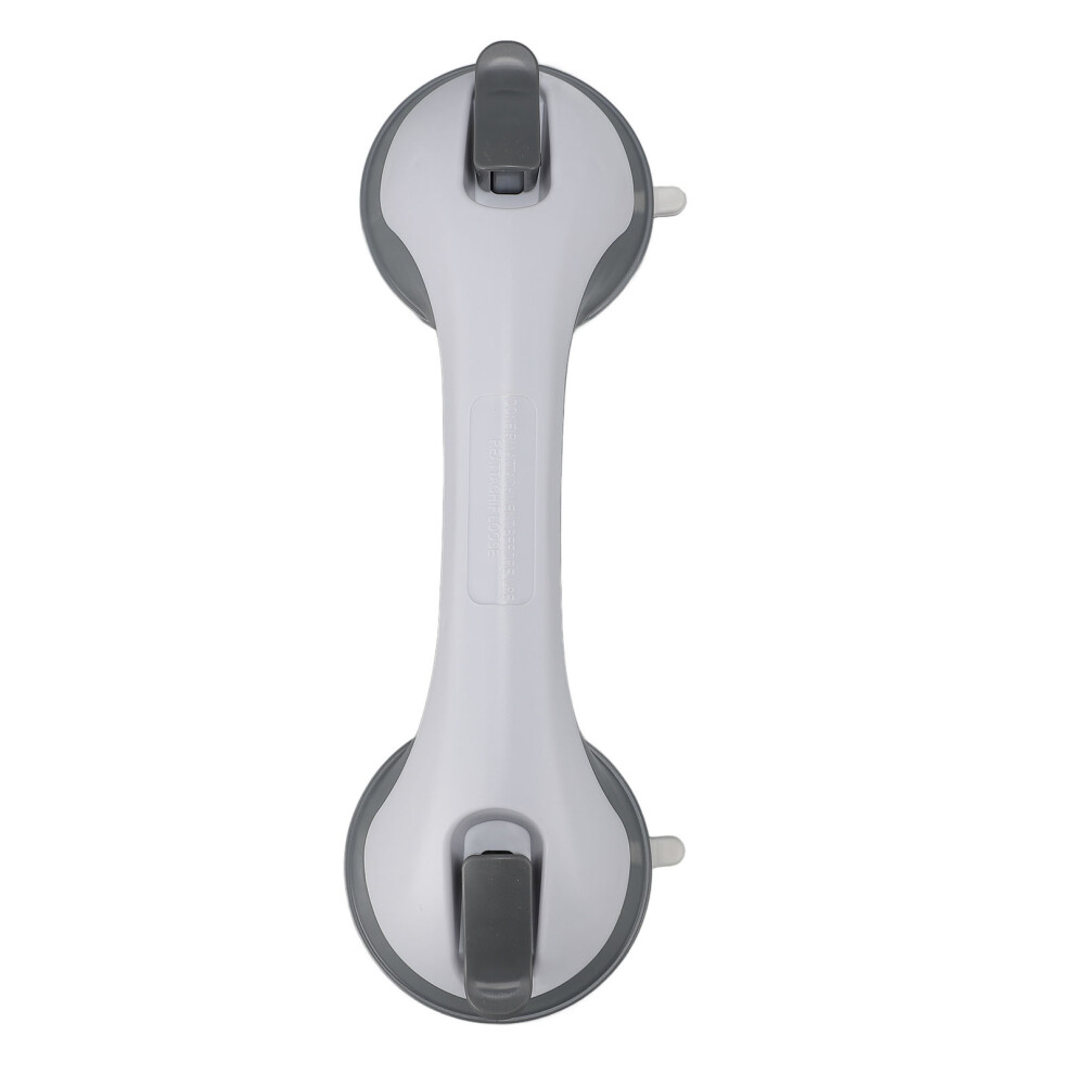White Secure Fix Suction Shower Grab Bar 31Cm Elderly Handicap Handrail