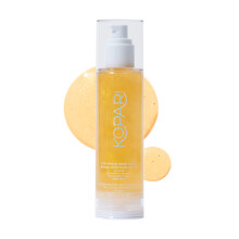 Kopari Sun Shield Body Glow | SPF 50 UV ochrana Sheer Sunscreen Gold Shimmer Mica | Odoln vuci potu a vode | Antioxidant Vitamin E Vegan Cruelty Fre