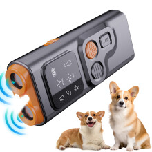 Ultra-Sonic Bark Control Device, Rechargeable, LED Flashlight, 95g
