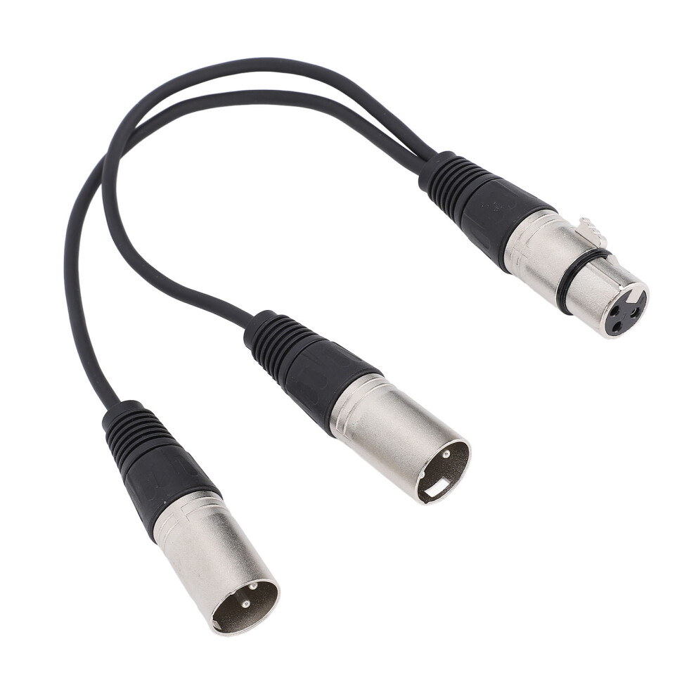 Xlr Splitter Cable 3Pin Female To Dual Male 30Cm Sound Mixer Studio 8041331142085