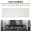 Compact 7.0 cu.ft. Refrigerator with Freezer in Elegant White Finish 6