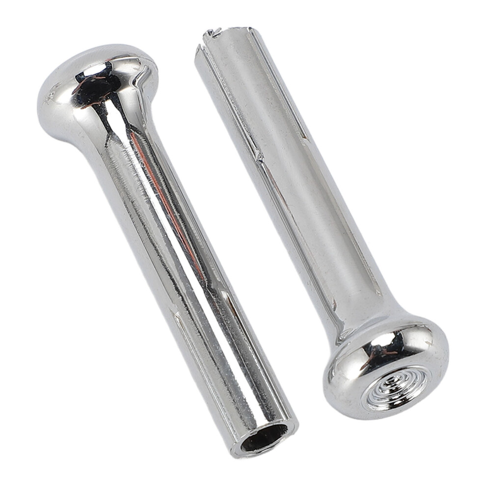 2Pcs Chrome Abs Car Door Lock Knobs In6728z Personalized Auto Inner Pull Pins 8441331145886