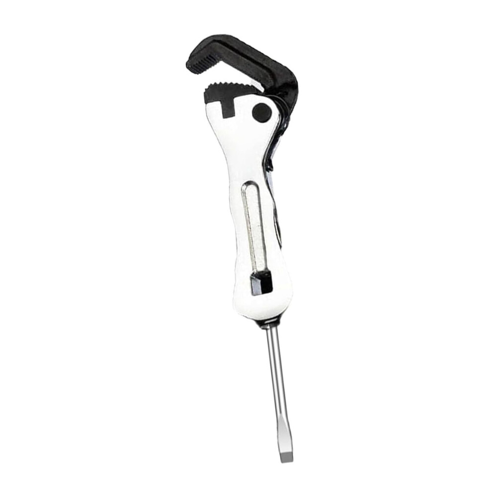 Micro Wrench 3.75 Inch Alloy Steel Self-Adjusting Pipe Vise Wrench 7891331147112