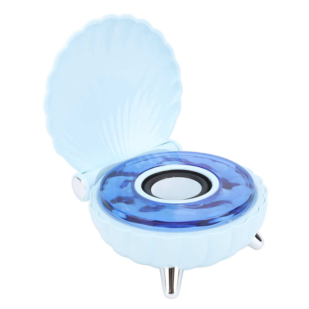 Bluetooth Seashell Stereo Speaker With Night 1200Mah Light/Blue 7641331147090