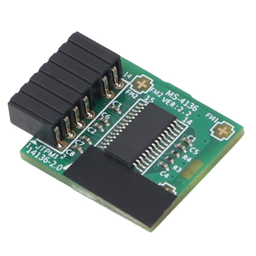 14Pin Tpm 2.0 Module For X570 Motherboards, 9665 Chip Green 9481331147977