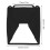 Silicone Protective Cover for Satellite Dish 261x302mm Black 2