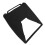 Silicone Protective Cover for Satellite Dish 261x302mm Black 12