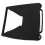 Silicone Protective Cover for Satellite Dish 261x302mm Black 11