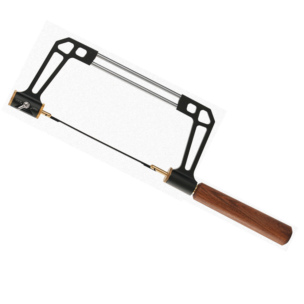 Coping Saw Aluminum Alloy Handle with 15T-24T Blades for Woodworking