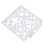 10pcs Stencil Reusable Hollow Glossy PET Template 13