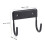 Wall Mounted Ironing Board Hook Matte Black - Space Saving Iron Holder 2