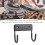 Wall Mounted Ironing Board Hook Matte Black - Space Saving Iron Holder 4