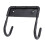 Wall Mounted Ironing Board Hook Matte Black - Space Saving Iron Holder 11