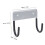 Wall Mounted Ironing Board Hook Silver Gray Stable Space Saver Iron Holder 2