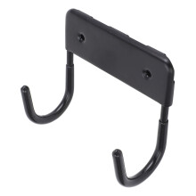 Wall Mounted Ironing Board Hook Matte Black - Space Saving Iron Holder