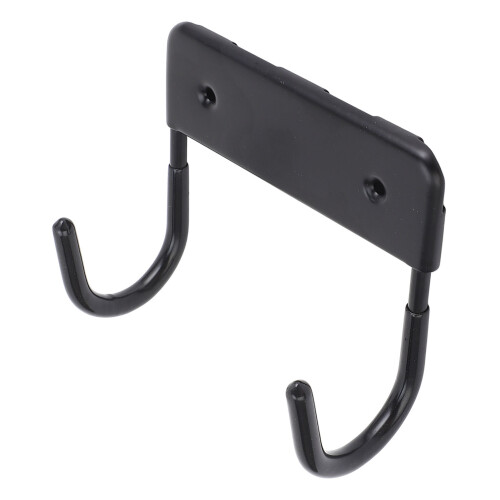 Wall Mounted Ironing Board Hook Matte Black - Space Saving Iron Holder
