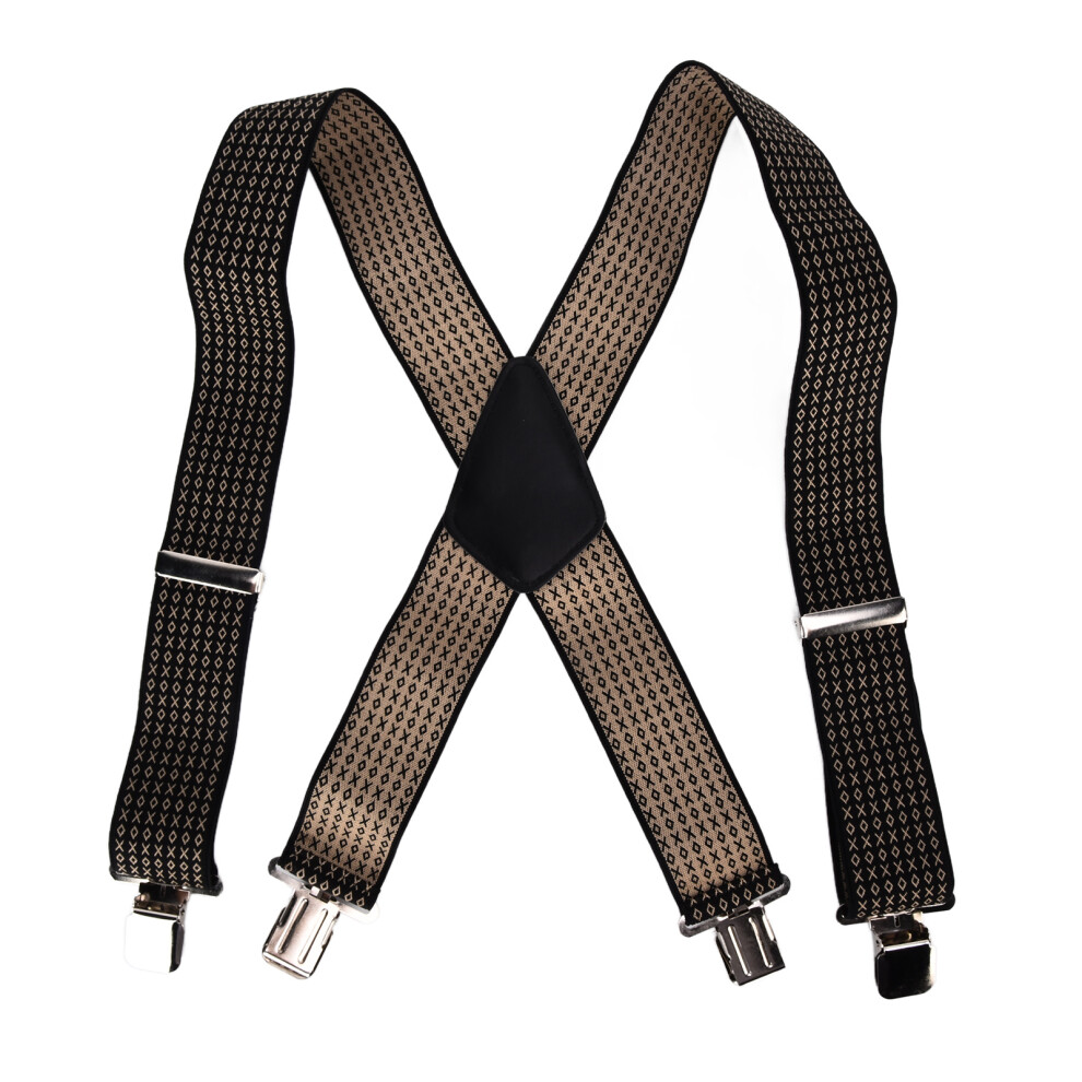 X Back Suspenders Elastic Adjustable Holdup
