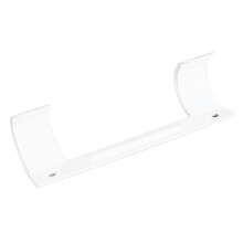 Wall Mount Ironing Board Hanger White Laundry Room Storage Shelf Rack