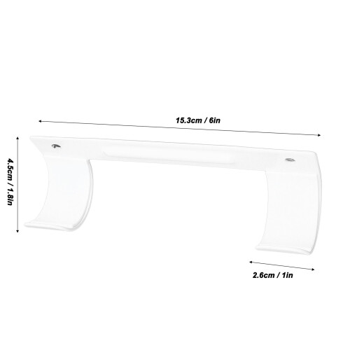 Wall Mount Ironing Board Hanger White Laundry Room Storage Shelf Rack 1