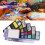 Watercolor Paint Set Portable Foldable Fan Shape 12